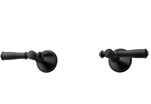 Clasico Wall Top Assemblies Matt Black Lead Free