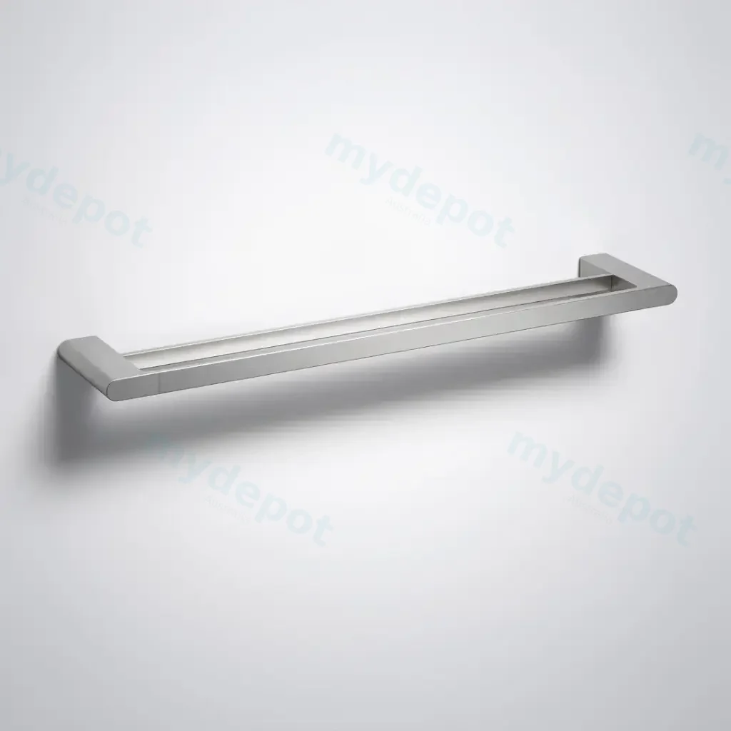 Cora  Double Towel Rail 600mm Brushed Nickel