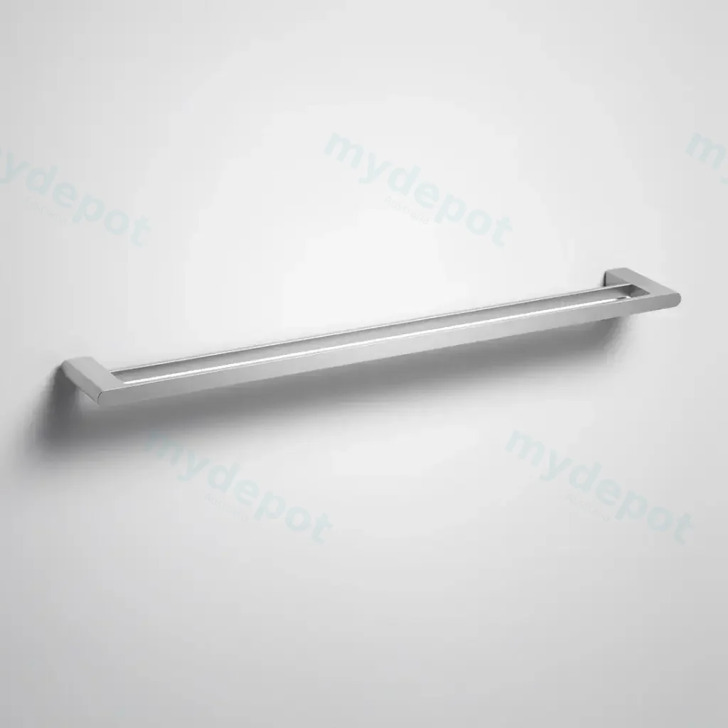 Cora  Double Towel Rail 800mm Brushed Nickel