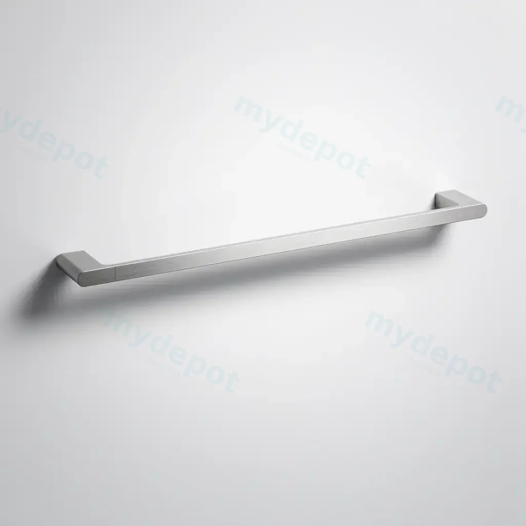 Cora  Single Towel Rail 600mm Brushed Nickel