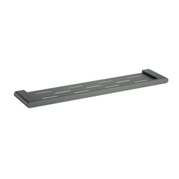 [44577] Cora Round Cornered Rectangle Cosmetic Shelf Gun Metal