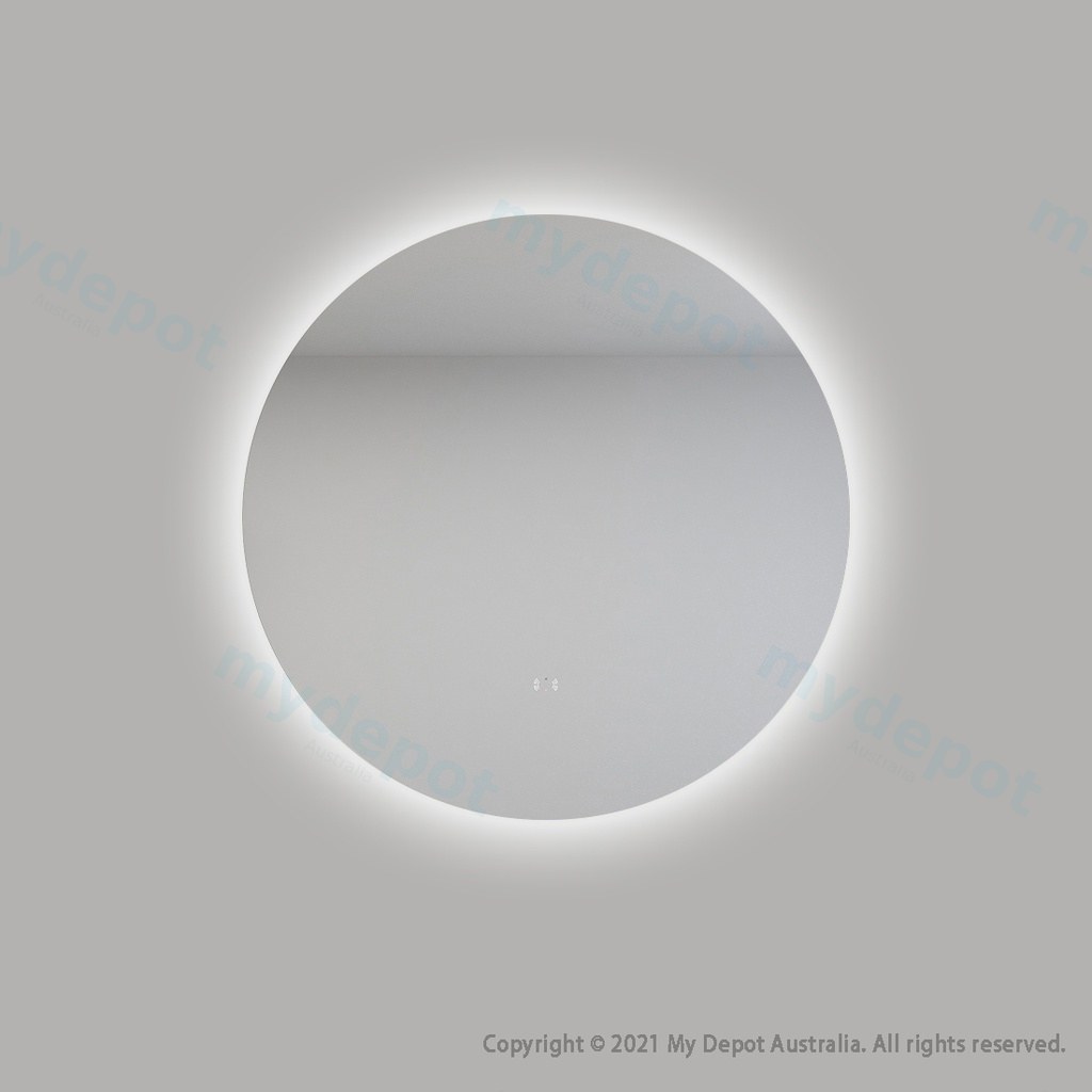 [86126/UL700BM] 700mm Round 3 Color Backlit LED Mirror With Touchless Sensor Switch
