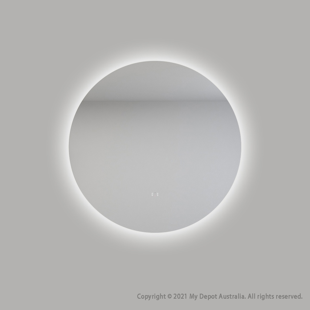 [86126/UL700BM] D700mm Round 3 Color Backlit LED Mirror(Touchless Sensor Switch)