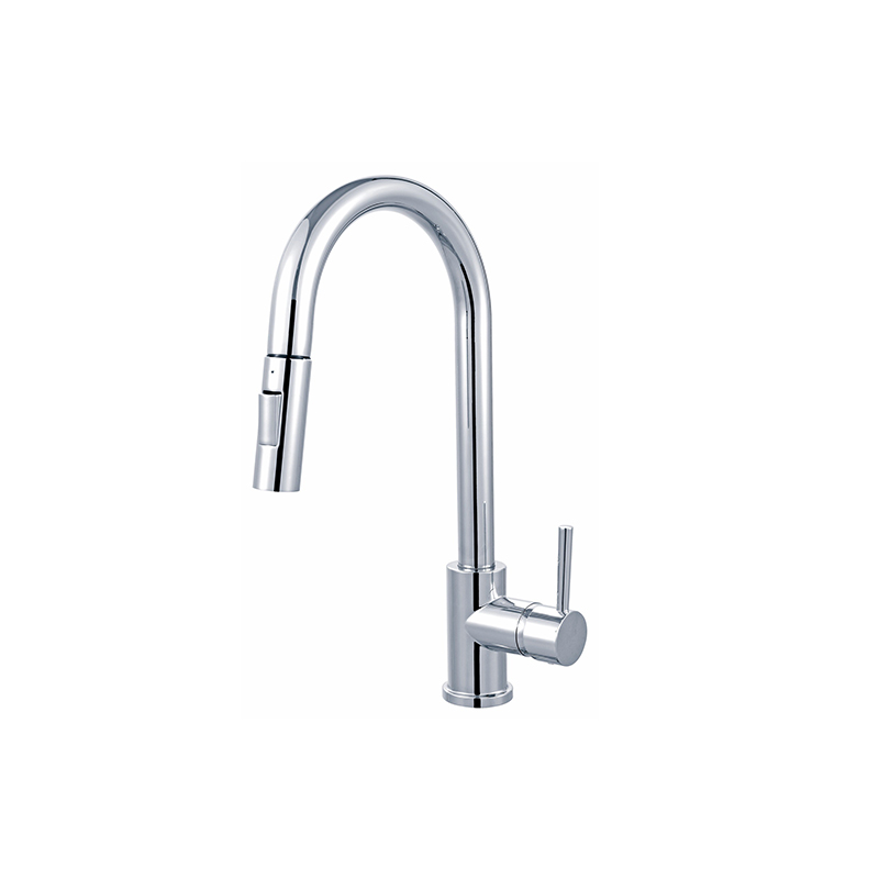 Designer Chrome Pull Out Kitchen Mixer