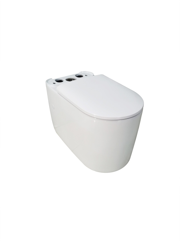 Devito Tornado Rimless Quiet Flush Pan