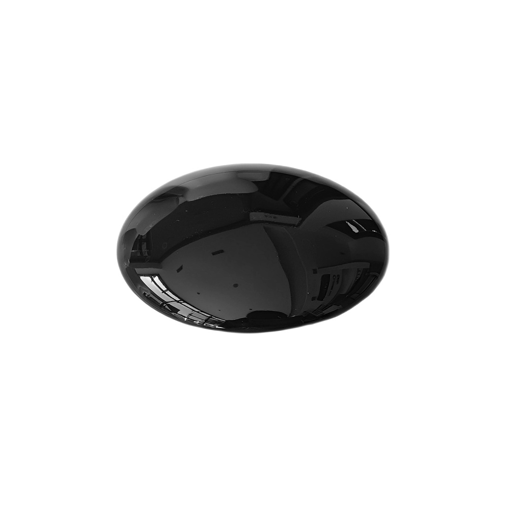 [55537] Diameter: 66mm Gloss Black Cearmic Basin Pop Up Waste Cap