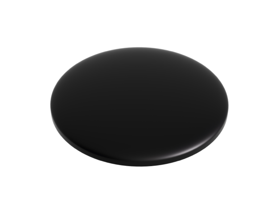 Diameter:68mm Matte Black Solid Surface Basin Pop-Up Waste Cap