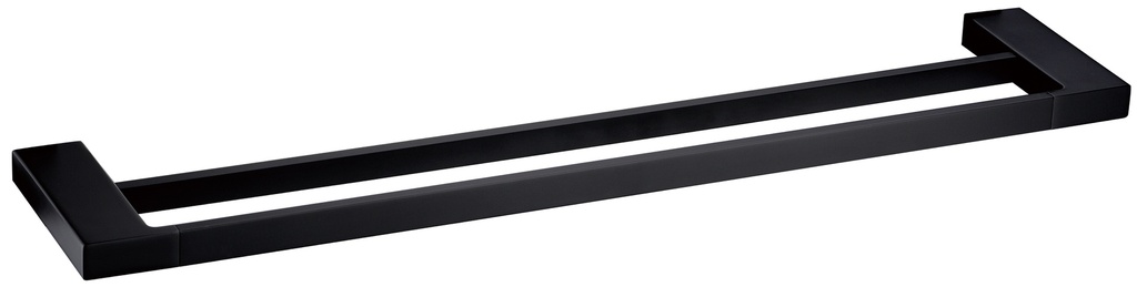 Eden Double Towel Rail 600 mm(Matt Black)