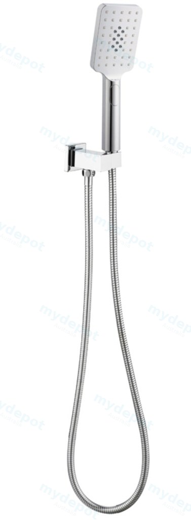 [44395] Eden Handshower On Wall Outlet Bracket Gun Metal