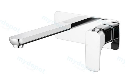 [44088] Eden Round Cornered Rectangle Handle Bath Mixer Chrome Lead Free
