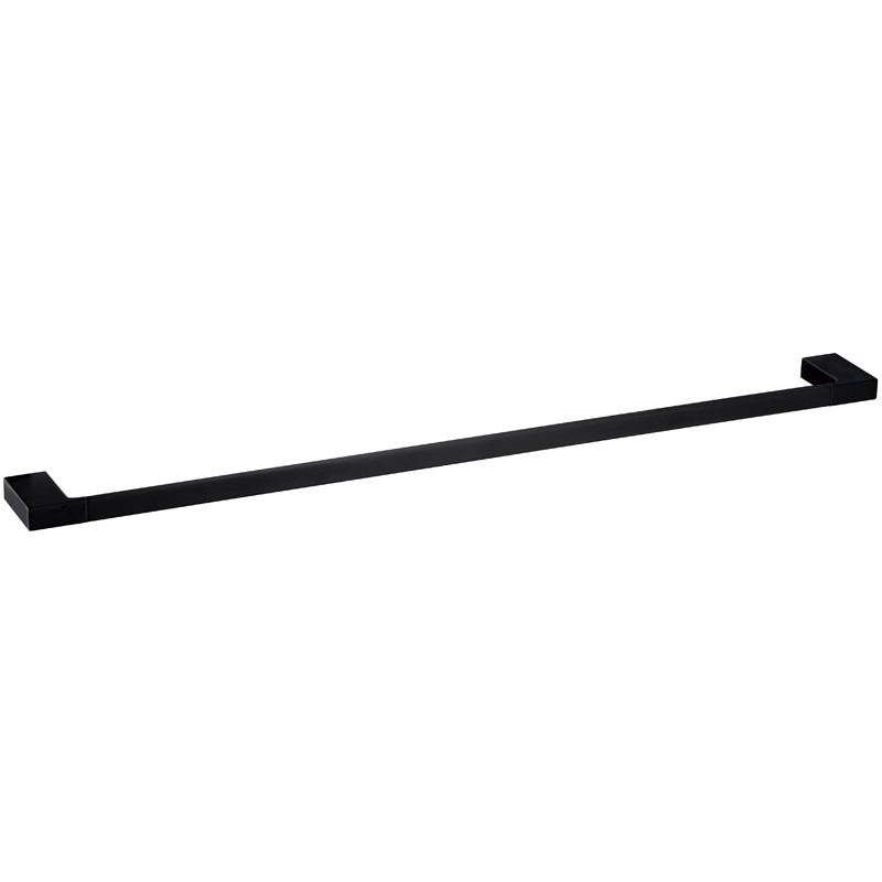Eden Single Towel Rail 800 mm(Matt Black)
