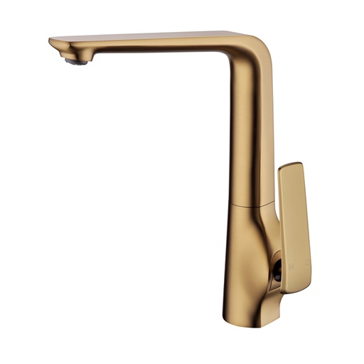 [40651] Esperia Brushed Yellow Gold Kitchen Mixer