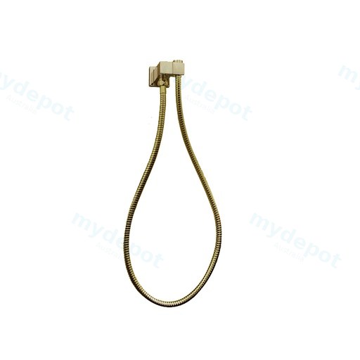 [40659] Esperia Brushed Yellow Gold Shower Holder & Connector