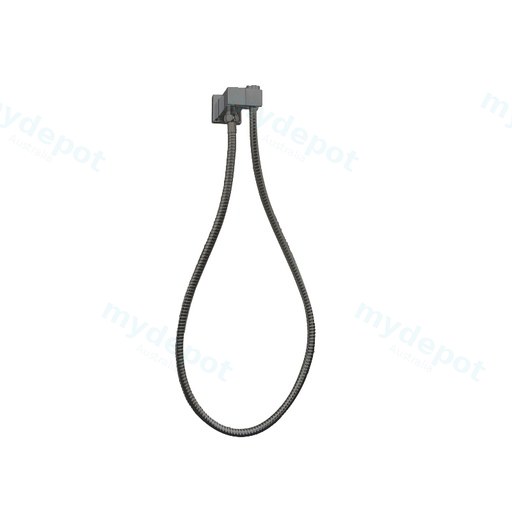 [40703] Esperia Gun Metal Grey Shower Holder & Connector