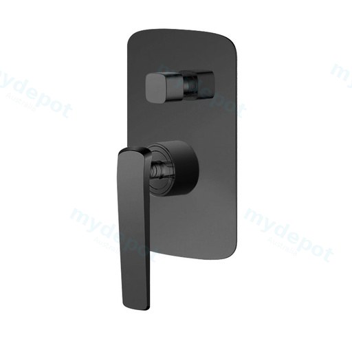 [40698] Esperia Gun Metal Grey Wall Mixer with Diverter