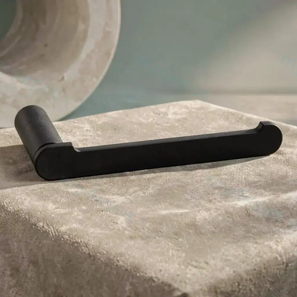 [40640] Esperia Matte Black Toilet Paper Hook