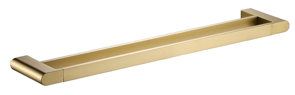 Flores Double Towel Rail 600 mm(Brushed Gold)