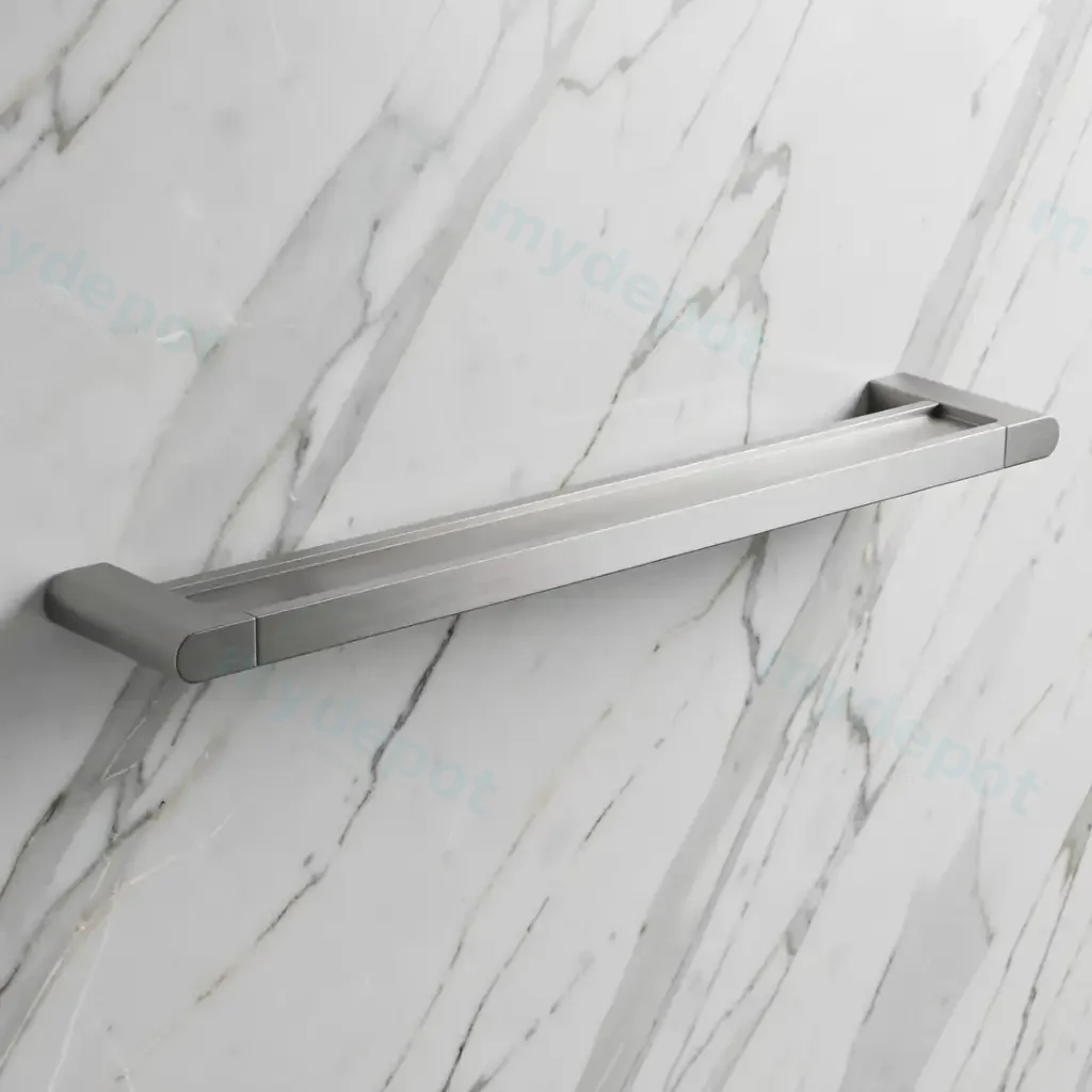 Flores Double Towel Rail 600 mm(Brushed Nickel)