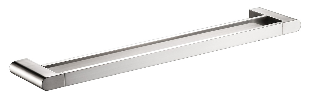 Flores Double Towel Rail 600 mm(Brushed Nickel)