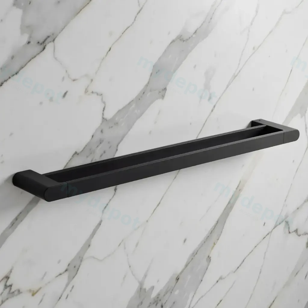 Flores Double Towel Rail 600 mm(Matt Black)