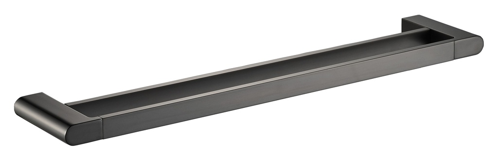 Flores Double Towel Rail 800 mm(Gunmetal)