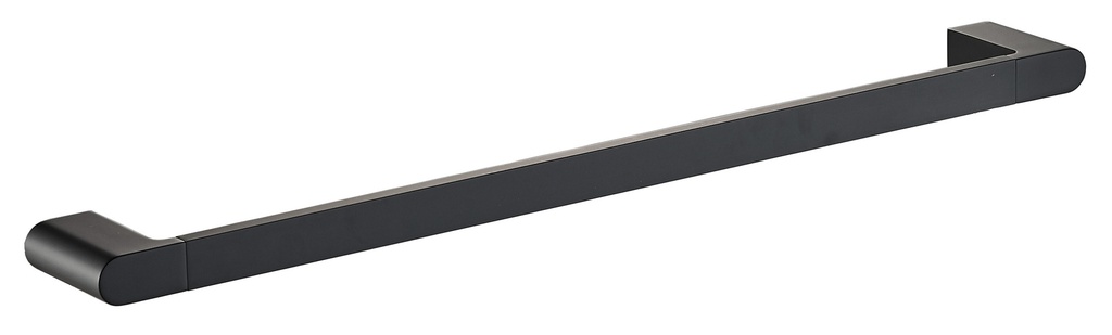 Flores Single Towel Rail 800 mm(Matt Black)