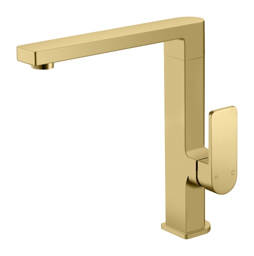 Flores Sink Mixer(Brushed Gold)