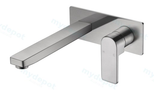 [43330] Flores Wall Basin Mixer(Brushed Nickel)