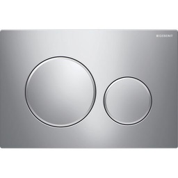 [50208] Geberit Sigma20 Chrome Plate With Chrome Trim
