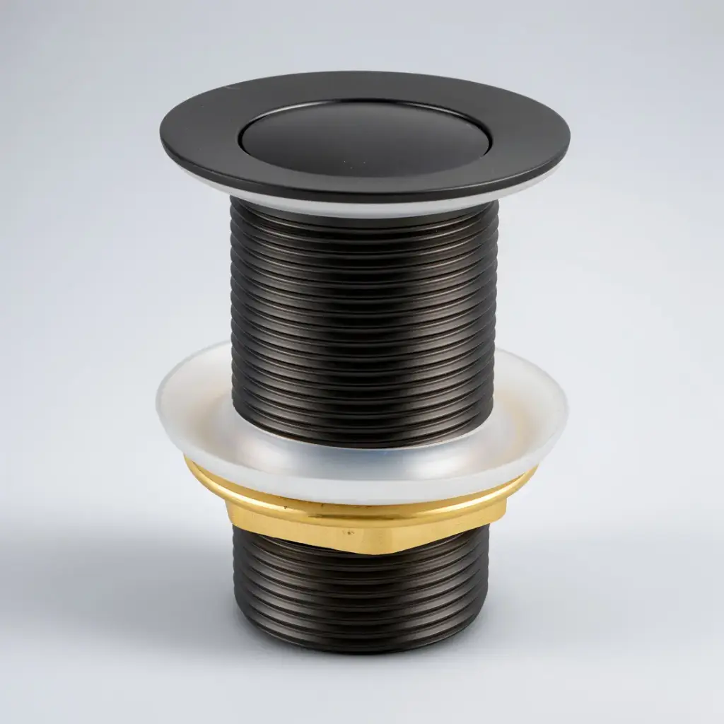 Gun Metal Grey 32/40mm Solid Brass Basin Pop Up Waste with NO Overflow