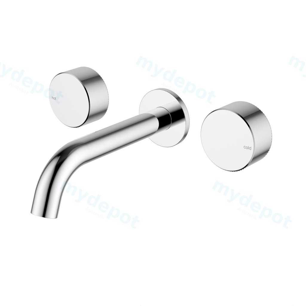 [44832] Hali 1/4 Turn C/D Wall Basin Set Chrome