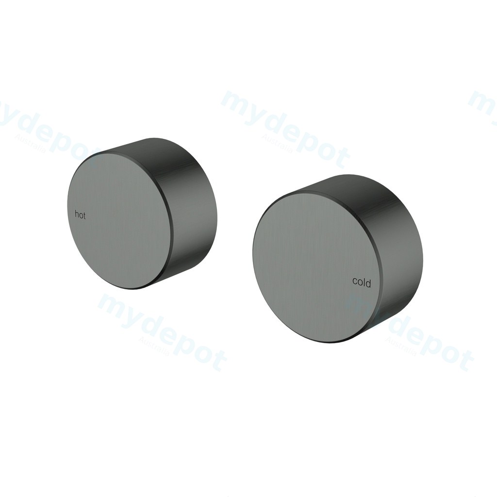[44841] Hali 1/4 Turn C/D Wall Top Assembly Gun Metal