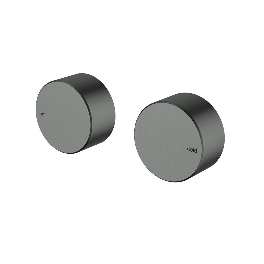 Hali 1/4 Turn C/D Wall Top Assembly Gun Metal