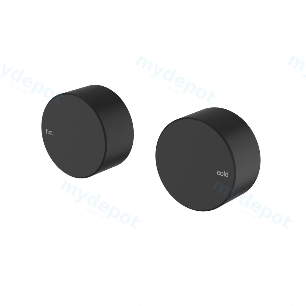 [44838] Hali 1/4 Turn C/D Wall Top Assembly Matt Black