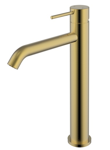 Hali Brushed Gold High Basin Mixer Lead Free