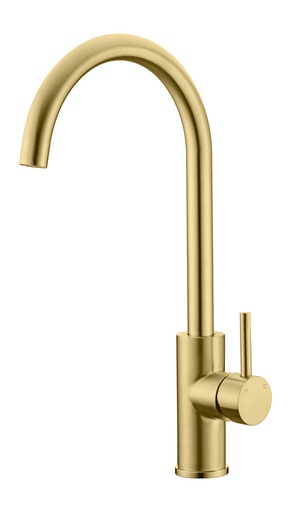 [43233] Hali Brushed Gold Sink Mixer Lead Free