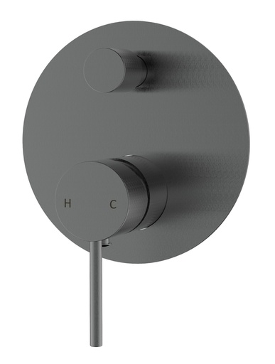 [43212] Hali Wall Mixer with Diverter(Gunmetal)