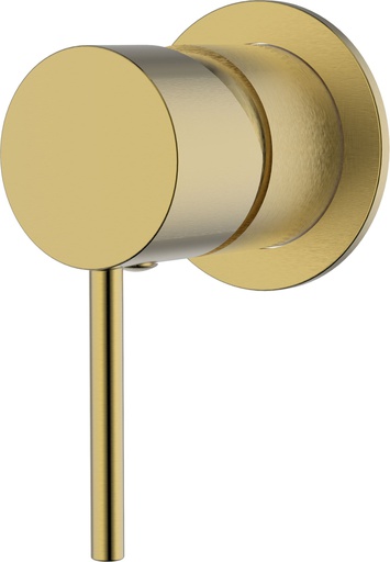 [44420] IKON-Hali Wall Mixer Brushed Gold with 60mm Cover Plate