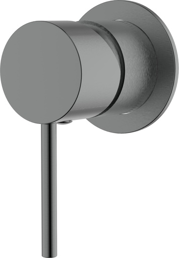 IKON-Hali Wall Mixer Gun metal with 60mm Cover Plate