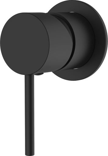 IKON-Hali Wall Mixer Matt Black with 60mm Cover Plate