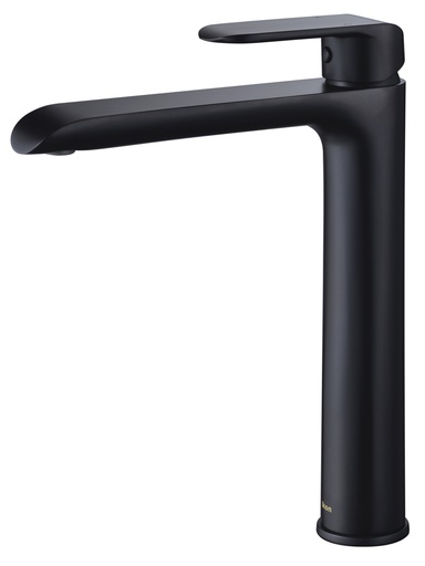 Kara Matt Black Highrise Basin Mixer Lead Free