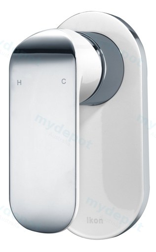[43280] Kara Wall Mixer (Chrome & White)