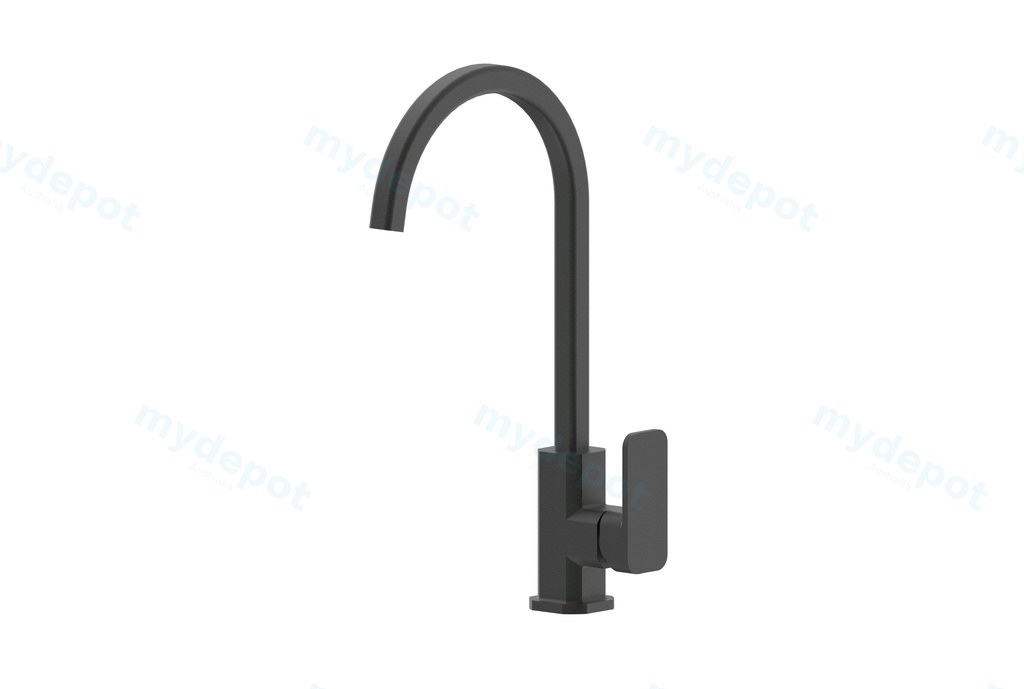 Kasten Brushed Gun Metal Sink Mixer