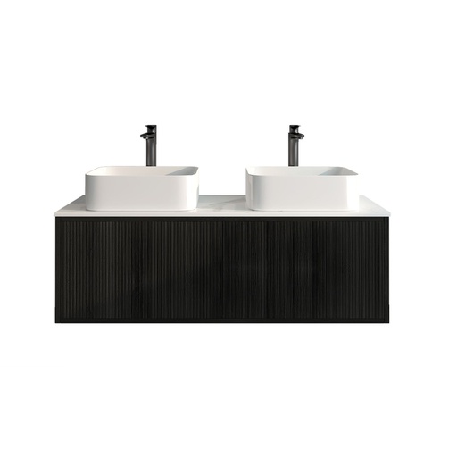 [93329/K1239RW-BO] Kiama Slim 1190Lx386Dx380Hmm Bottega Oak 1R/DW 1L/DR Narrow Wall Hung Vanity