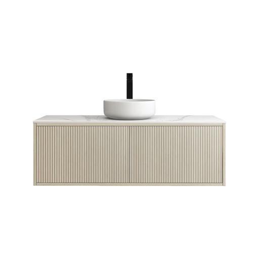 Kiama Slim 1190Lx386Dx380Hmm Coastal Oak 1L/DW 1R/DR Narrow Wall Hung Vanity