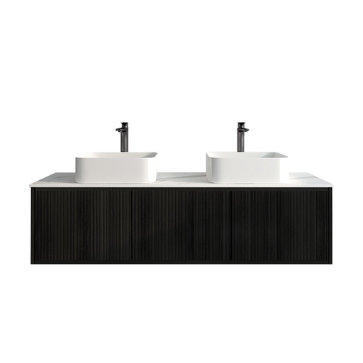 [93330/K1539W-BO] Kiama Slim 1490Lx386Dx380Hmm Bottega Oak 2S/DW 1M/DR Narrow Wall Hung Vanity