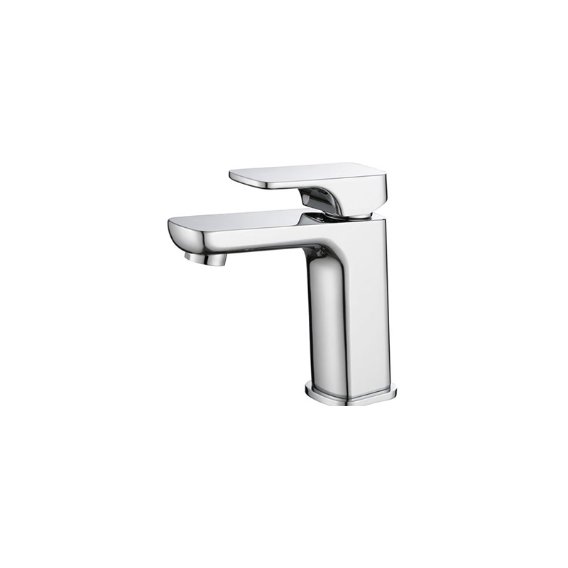 [55273] Kompakt Eckig Chrome Basin Mixer
