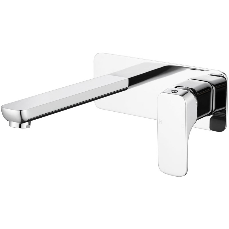 Kompakt Eckig Chrome Bath Mixer Set