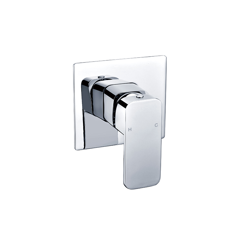 Kompakt Eckig Chrome Shower Mixer