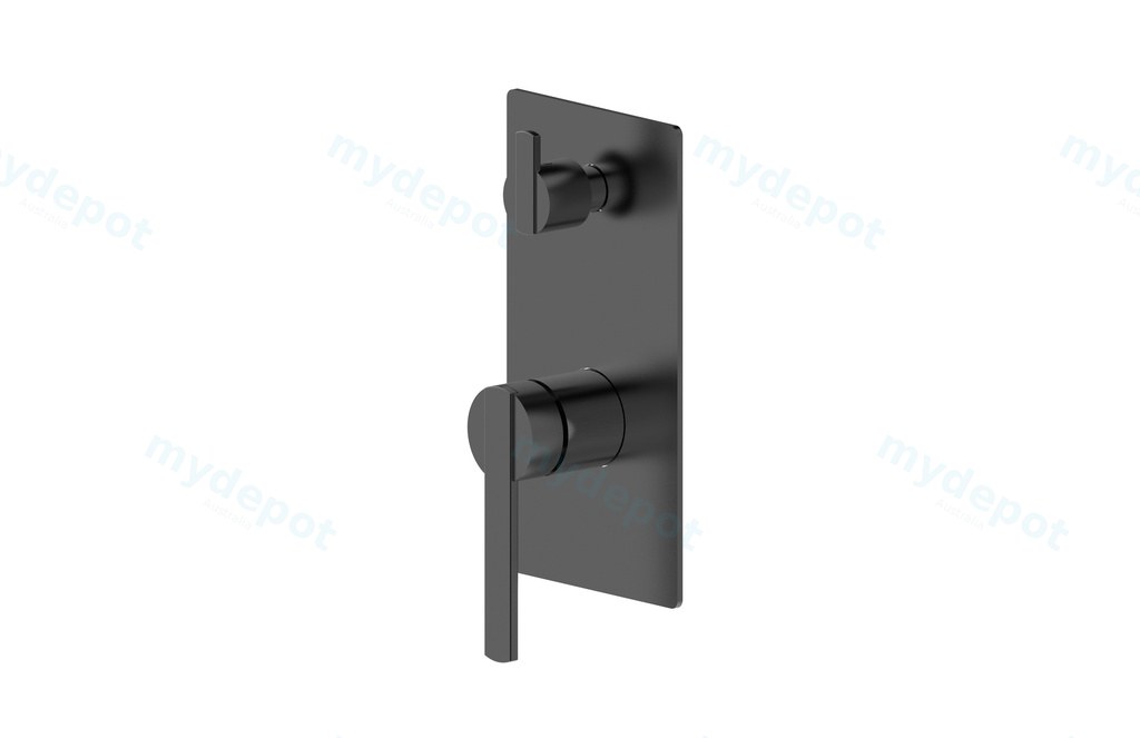 [55353] Licht Matte Black Shower Divertor Mixer
